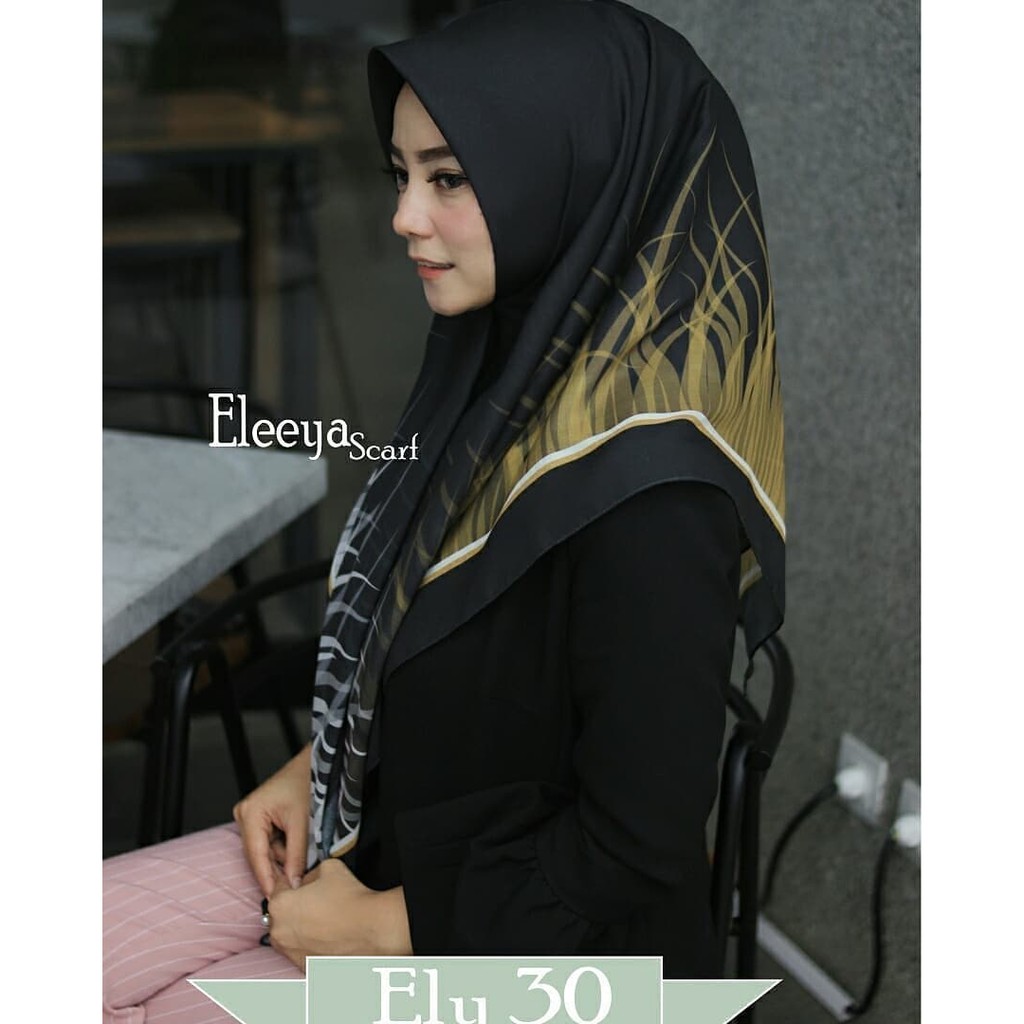 HIJAB SEGIEMPAT MOTIF PRINTING II Eleeya Scarf ELY 30