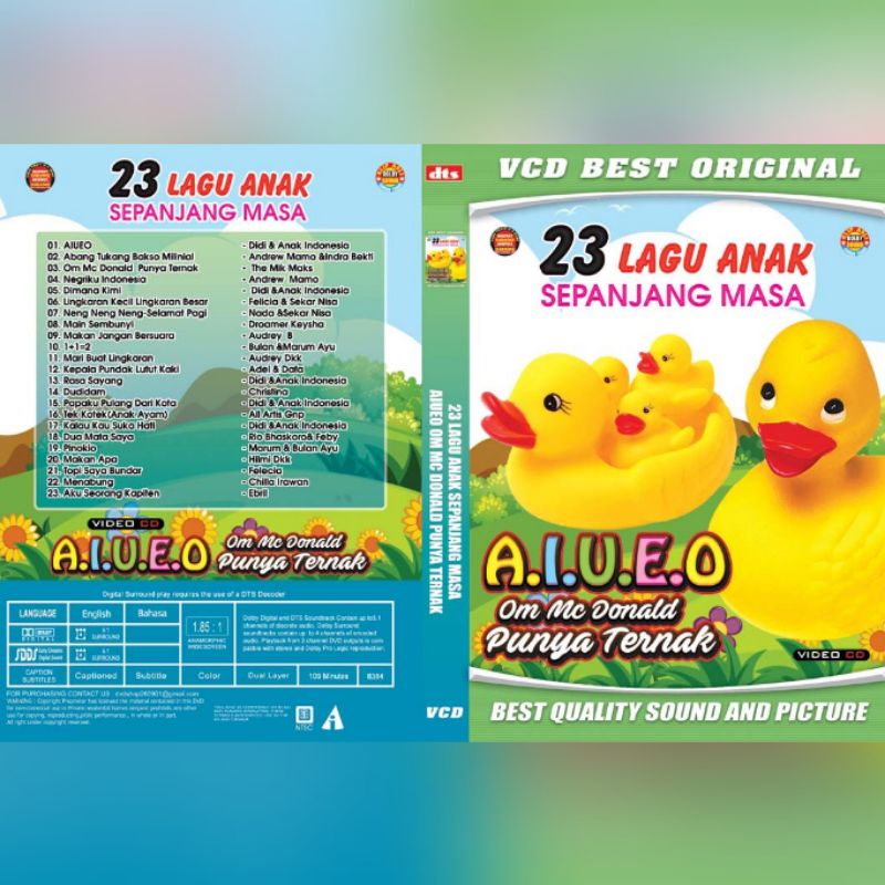 Kaset Vcd Lagu Anak Sepanjang Masa