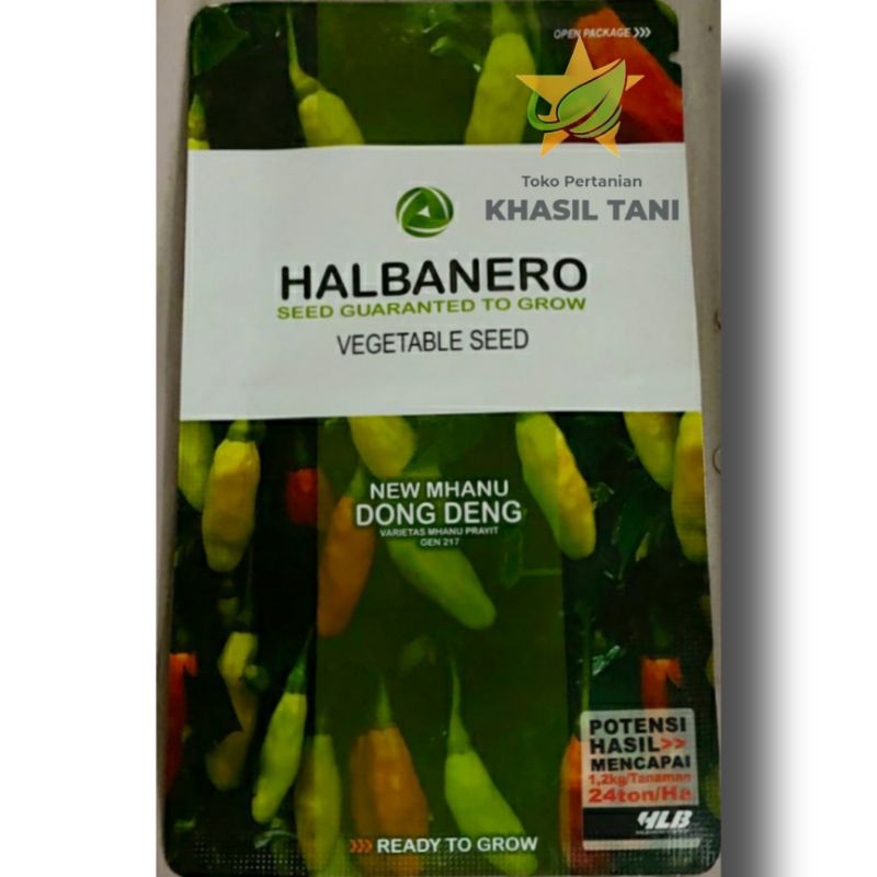 Benih Cabe Rawit NEW MHANU DONG DENG Netto 10gr - HALBANERO cabai rawit NEW MHANU DONG DENG cabai NE