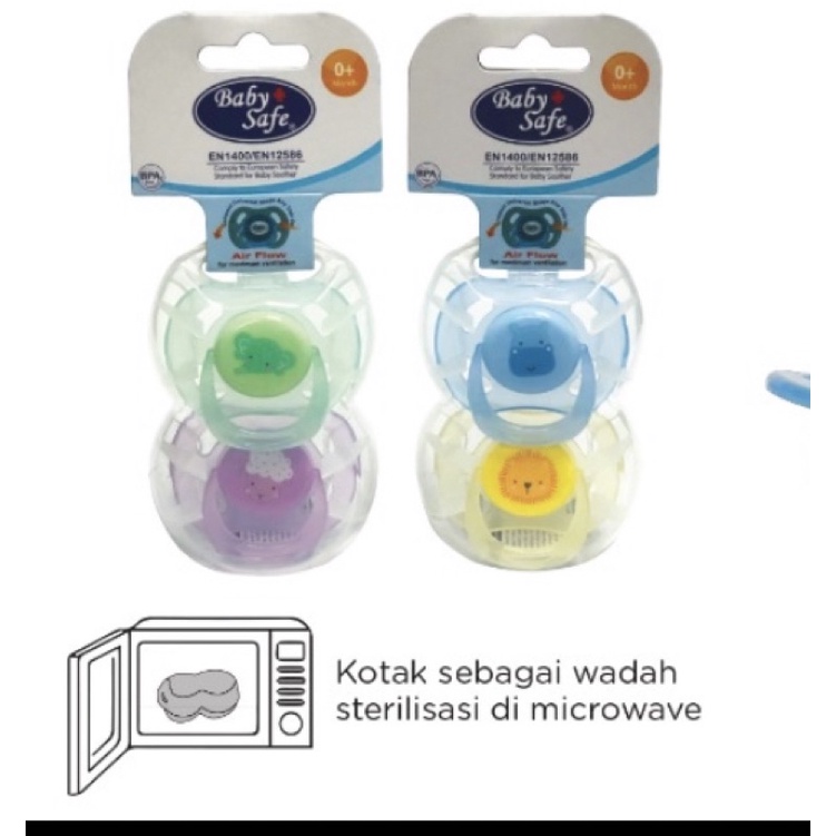 EMPENG ANAK BAYI BABY SAFE SOOTHER PACIFIER 0 6 bulan dan 6 - 8 bulan newborn