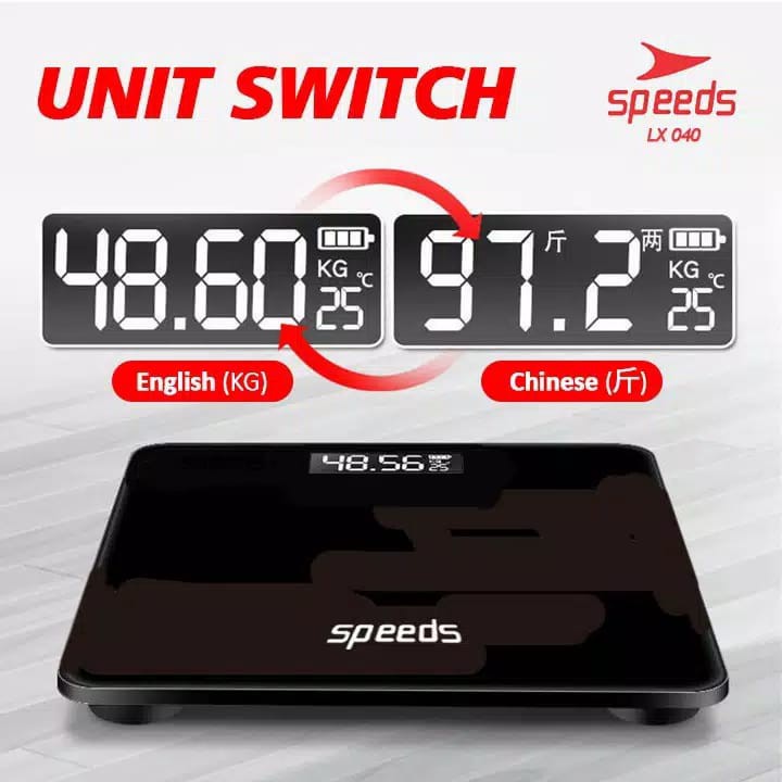 Timbangan Digital Badan Tempered Elektronik Digital Scale 180KG LY/X 040-5