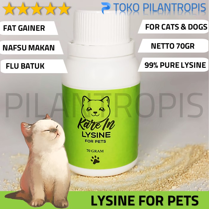 KAREIN LYSINE KUCING FITAMIN OBAT VITAMIN PENAMBAH NAFSU MAKAN KUCING ANJING PENGGEMUK KUCING MURAH