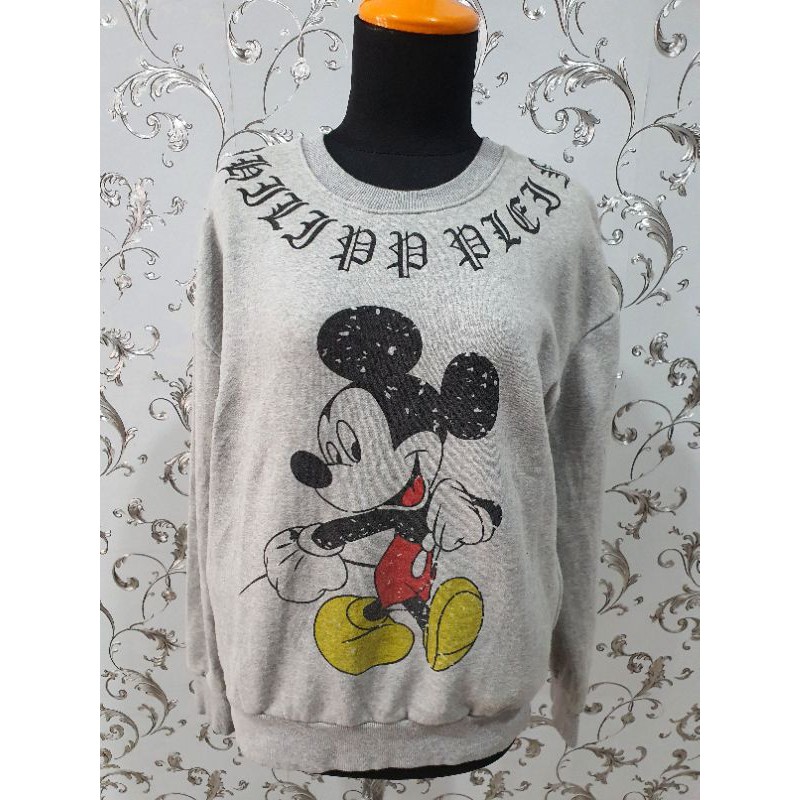 philipp plein sweater crewneck mickey mouse preloved second