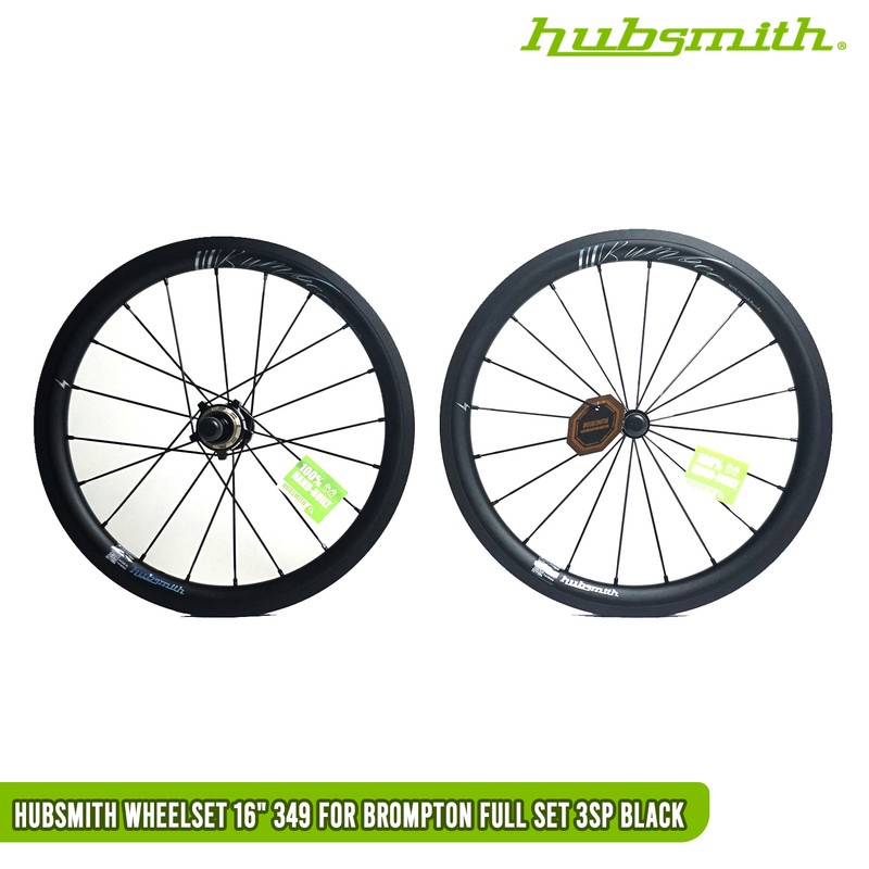 Jual Hubsmith Wheelset For Brompton Full Set Sp Black Shopee Indonesia