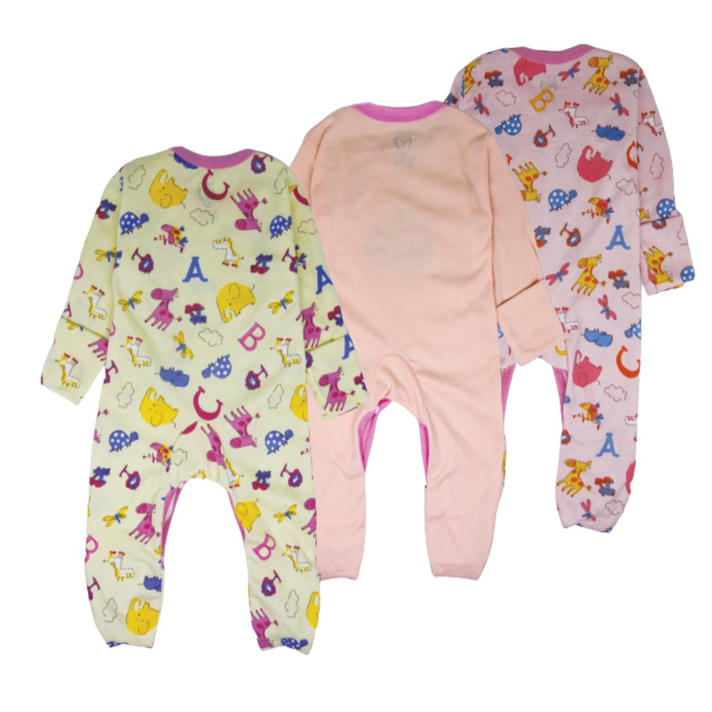 Lovelle cart's Sleepsuit 3in1 Bayi laki -laki/ Bayi perempuan Buka Tutup Tangan Kaki(SNI)