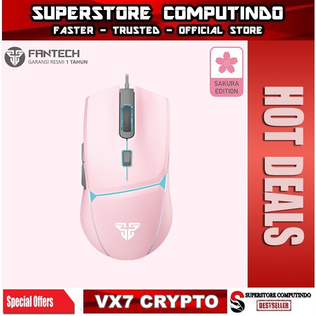 Fantech CRYPTO VX7 Sakura Edition Mouse Gaming Macro