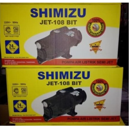 SHIMIZU JET 108BIT / Pompa Air SEMI JET SHIMIZU JET 108BIT