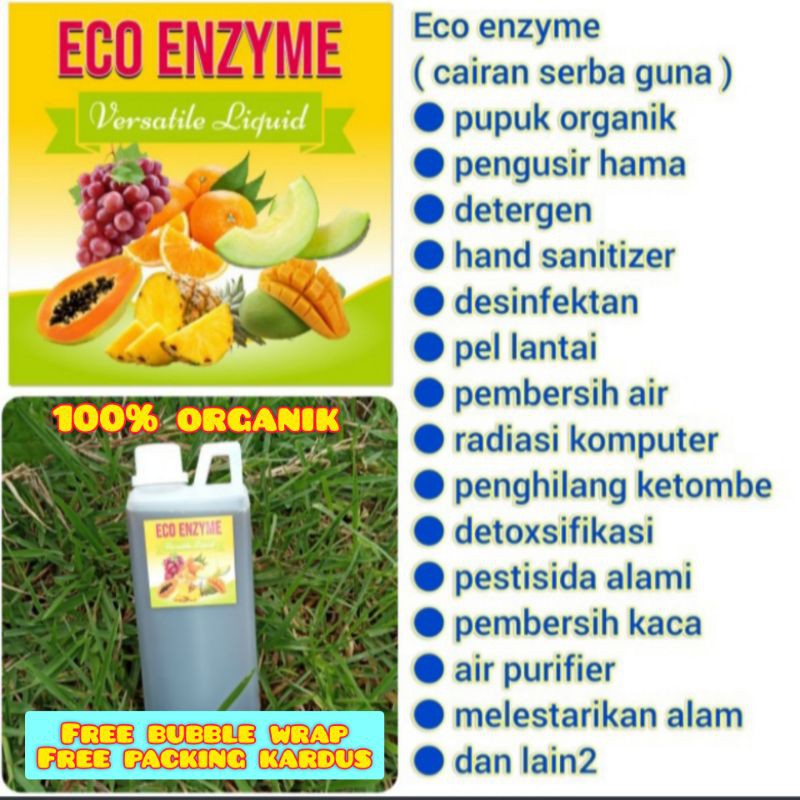 Eco Enzyme Pupuk Anik Cairan Serbaguna 1000 Ml 1 Liter Indonesia