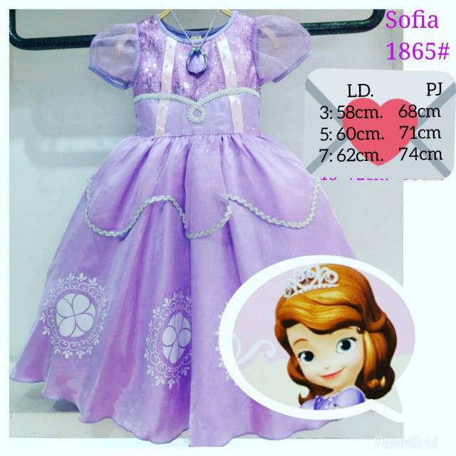 kostum sofia / dress sofia