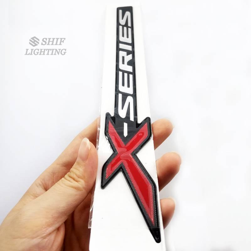 1 X ABS X-SERIES Letter Car Auto Emblem Badge Sticker Decal for ISUZU DMAX X-SERIES