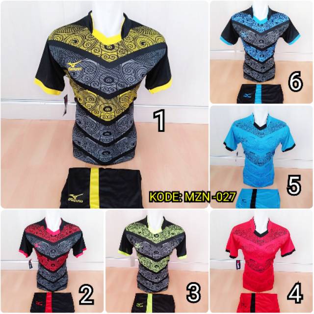 Baju kaos volly mizuno jersey voli