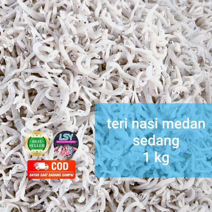 

Ikan Asin Teri Nasi Medan Size Sedang 1Kg