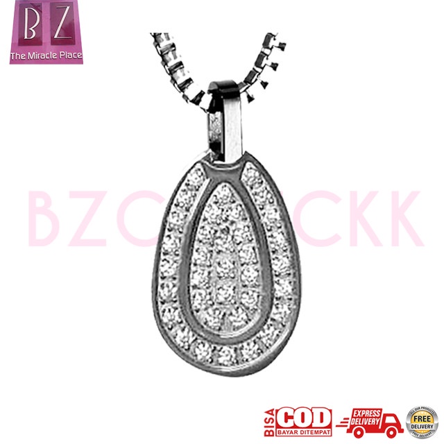 Kalung Anti Radiasi | KK Liforce KKL Oval Full Stone | PRODUK RESMI 100% ORI | Energi Skalar Terapi 