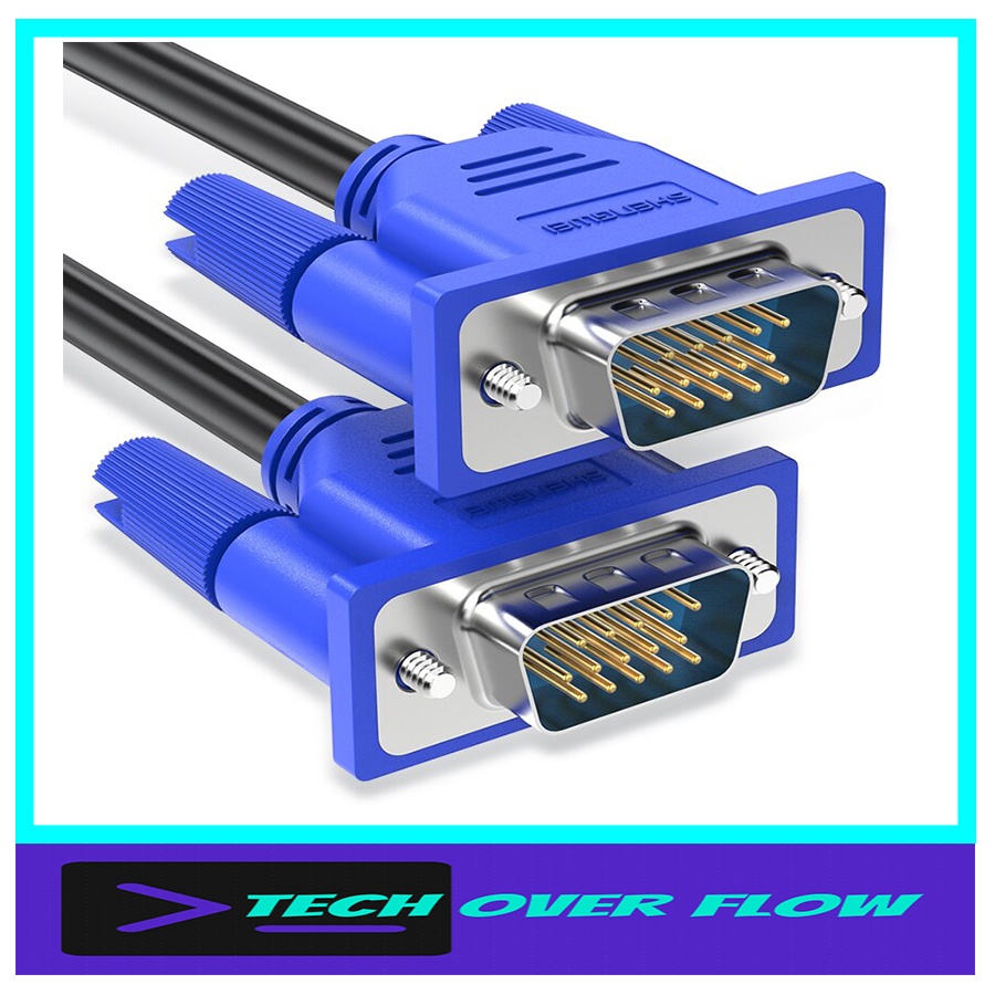 kabel vga 1.5m / kabel vga male to male / Tech Over Flow