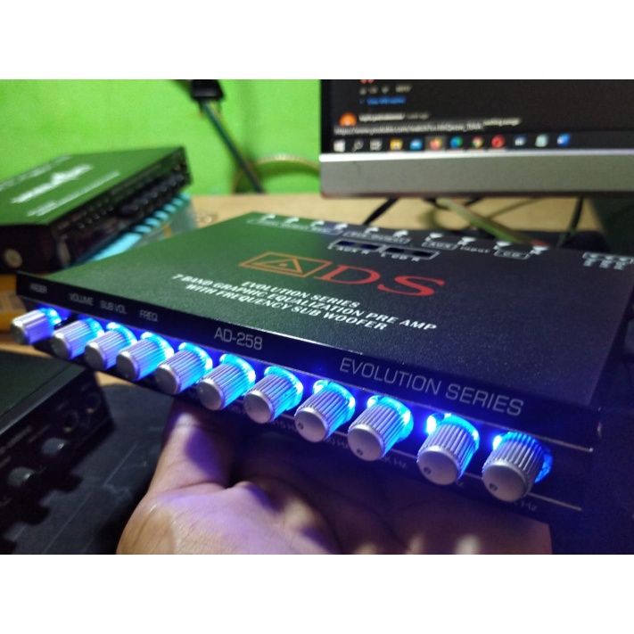 pre amp parametrik untuk karaoke di mobil atau dirumah