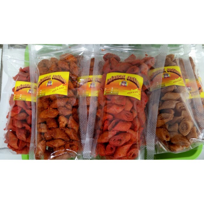 

JAJANAN CEMILAN KRIPIK KULIT LUMPIA BALADO