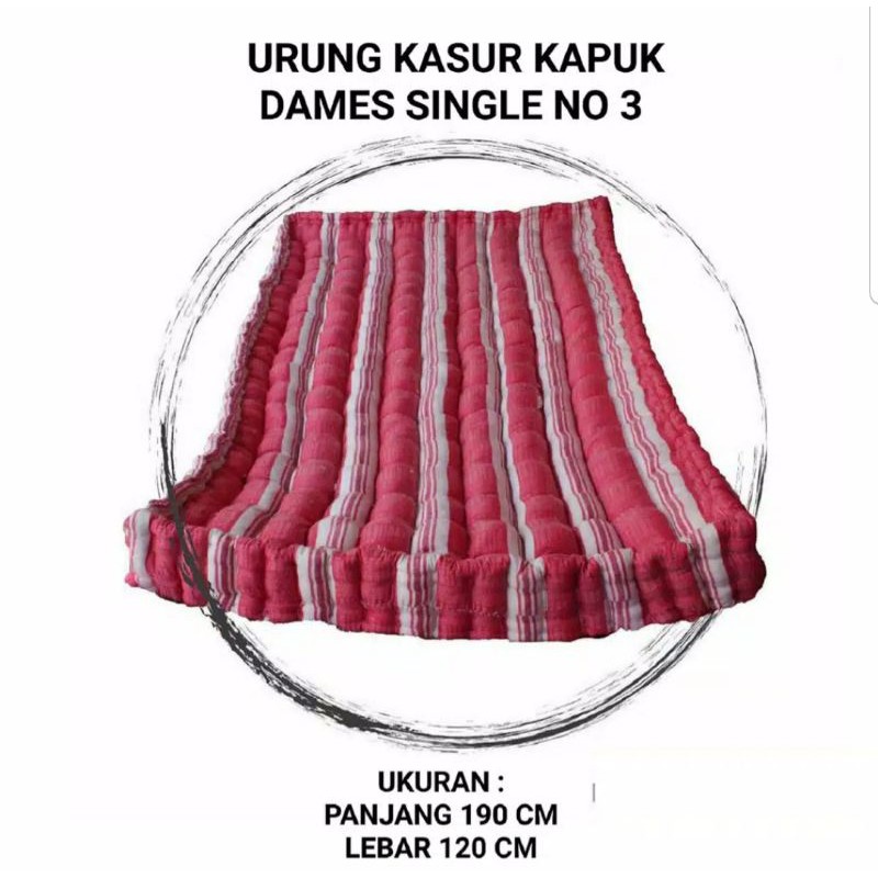 Sarung Kasur Isi Kapuk Dames bahan RRT TERHALUS & TEBAL / Kulit Kasur Isi Kapuk