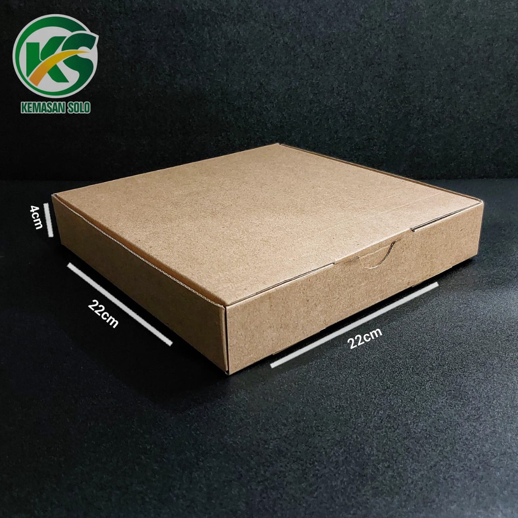 

DUS BOX KOTAK PIZZA HAMPERS KARDUS KARTON PACKAGING 22X22X4