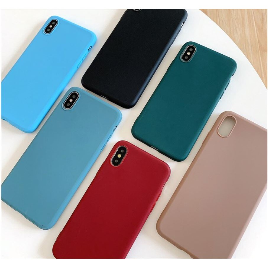 Redmi 9 9A 9C 9T 10 Xiaomi Macaroon Candy Case Soft Silikon Polos-1