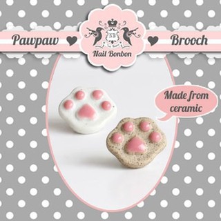 Image of thu nhỏ Pawpaw Ceramic Brooch, Bros keramik kaki kucing #0