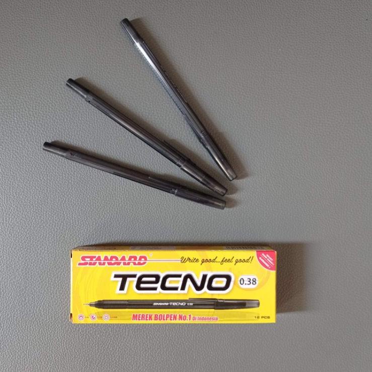 

Ready Merakyat Bolpen / Pulpen / Pen Standard Tecno 0.38mm [isi12]