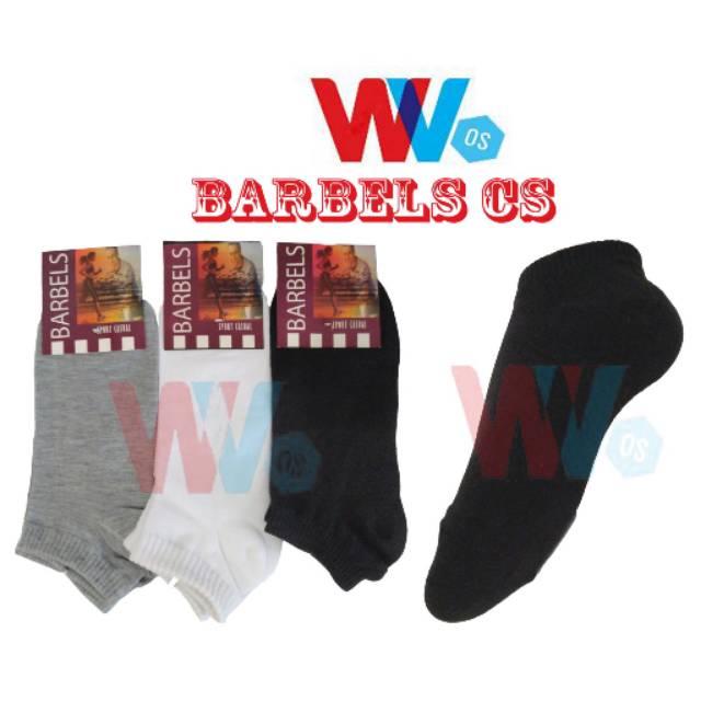 Kaos Kaki Barbels CS Warna Polos (mata kaki)