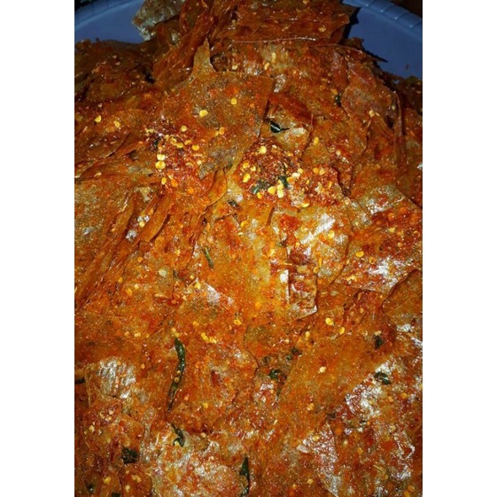 

KRIPCA/KRIPIK KACA/ KRIPIK BELING PEDAS EXSTRA 250 Gram