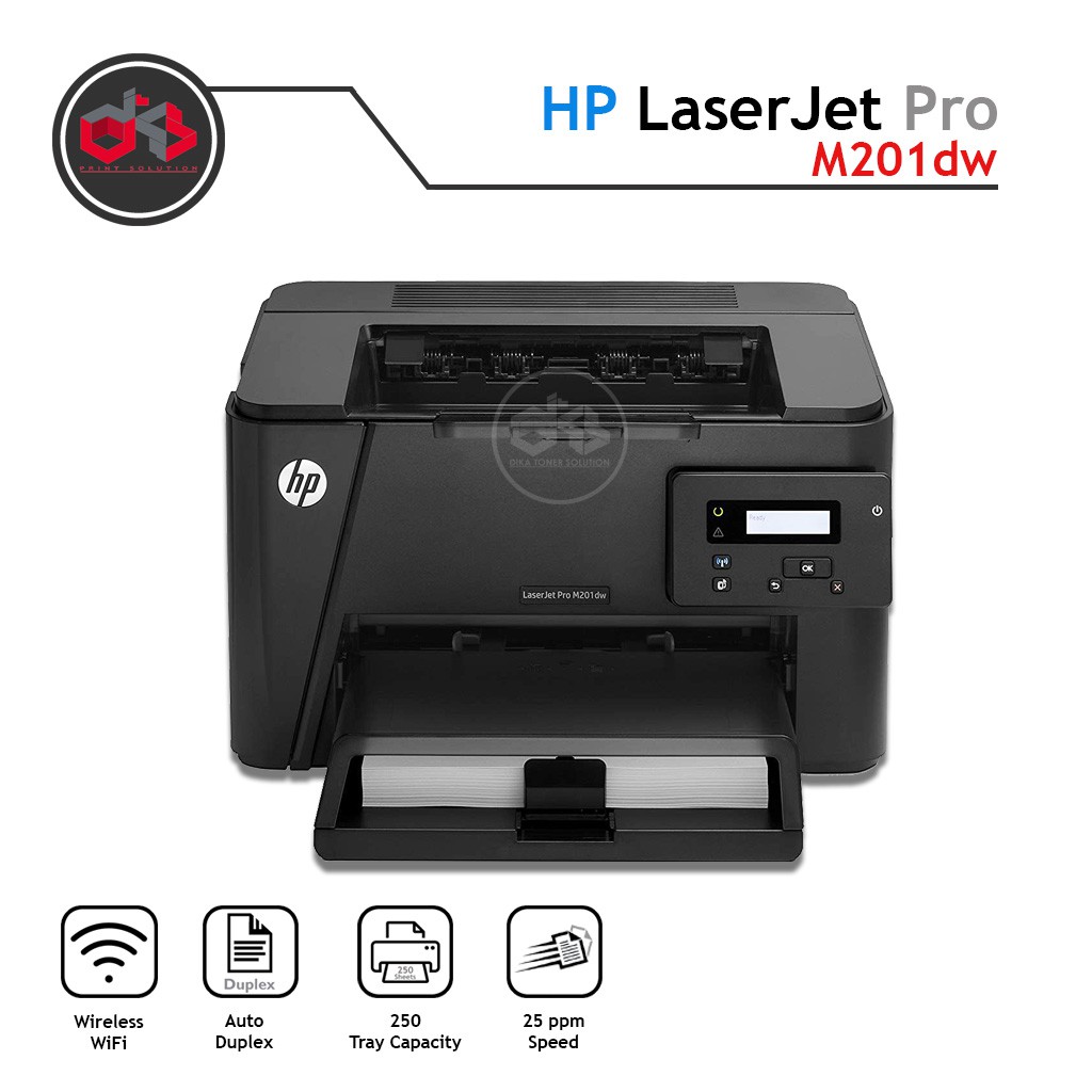 Printer HP LaserJet Pro M201dw Laser Mono A4 Duplex Wireless