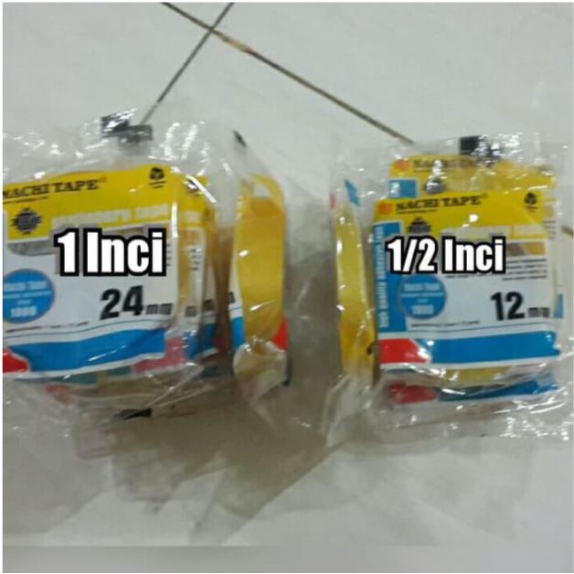 

Nachi Isolasi Bening 1 Inci 72 Yard