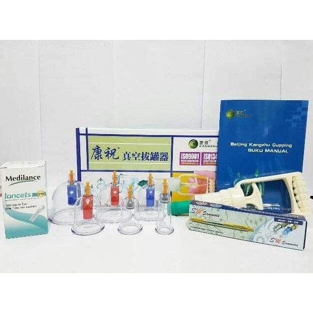 Paket Murah Alat Bekam Kangzhu + Pen Bekam + Jarum Bekam