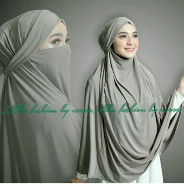 French Khimar jersey 3in1/french Khimar by nocca /Khimar masker /Khimar niqob