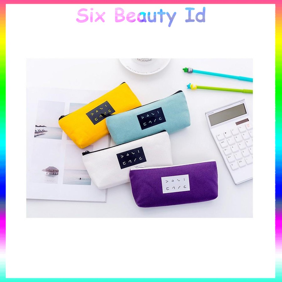 

Sale! TP0076 Tempat Pensil Japanese Solid Color / Tempat Kosmetik Pouch