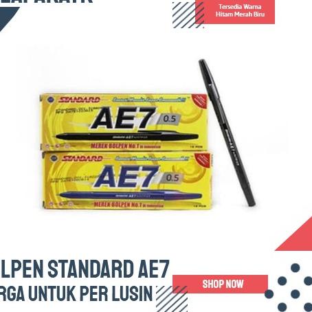 

Clearance sale- Pulpen Standard Ae7 / Pen Standart Ae7 ( lusin )