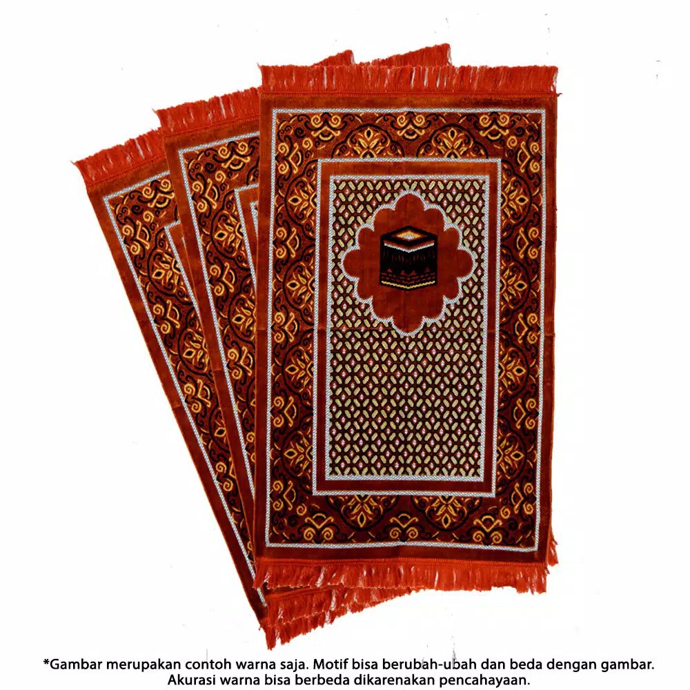 Sablon Sajadah Buku Turkey Gokkusagi /Amir 105cm x 65cm Tahlilan Oleh Oleh Haji [40pcs]