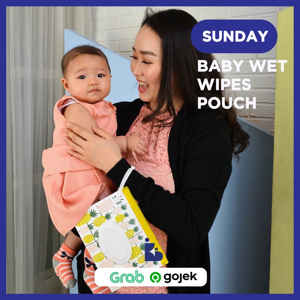 Sunday Baby Wet Wipes Pouch | Tempat Tisu Basah