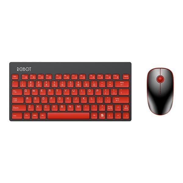 KM3000-Keyboard and Mouse Combo ROBOT Portable Mini Wireless