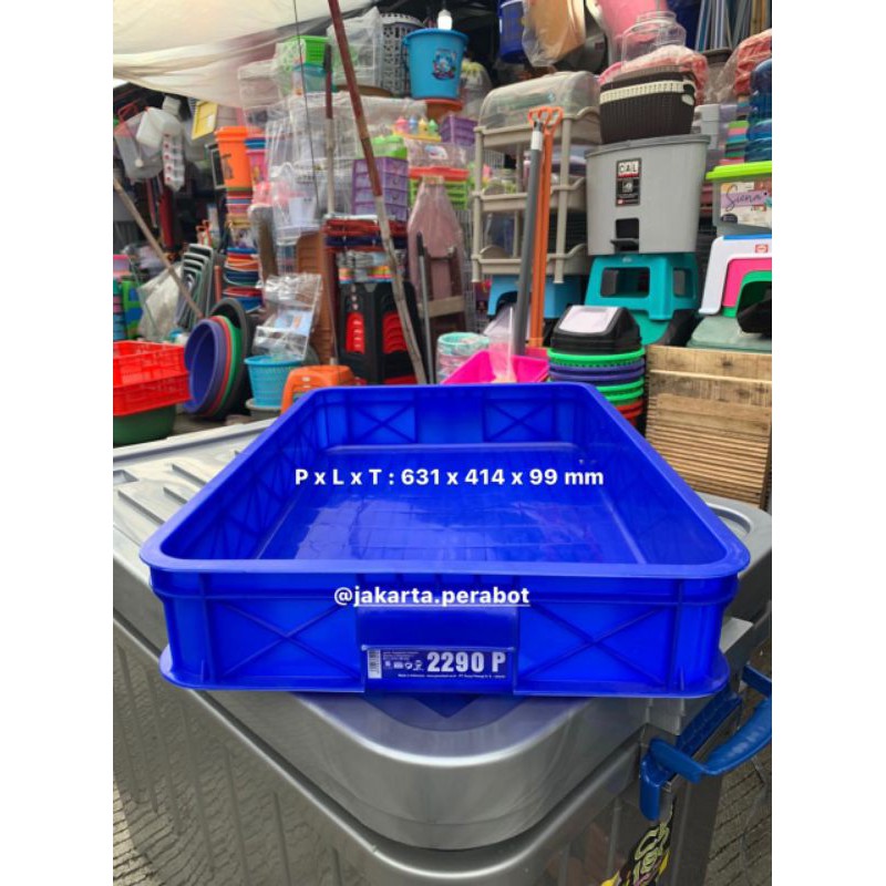 Green Leaf Container Industri 2290 P / Keranjang Industri / Container Box Serbaguna