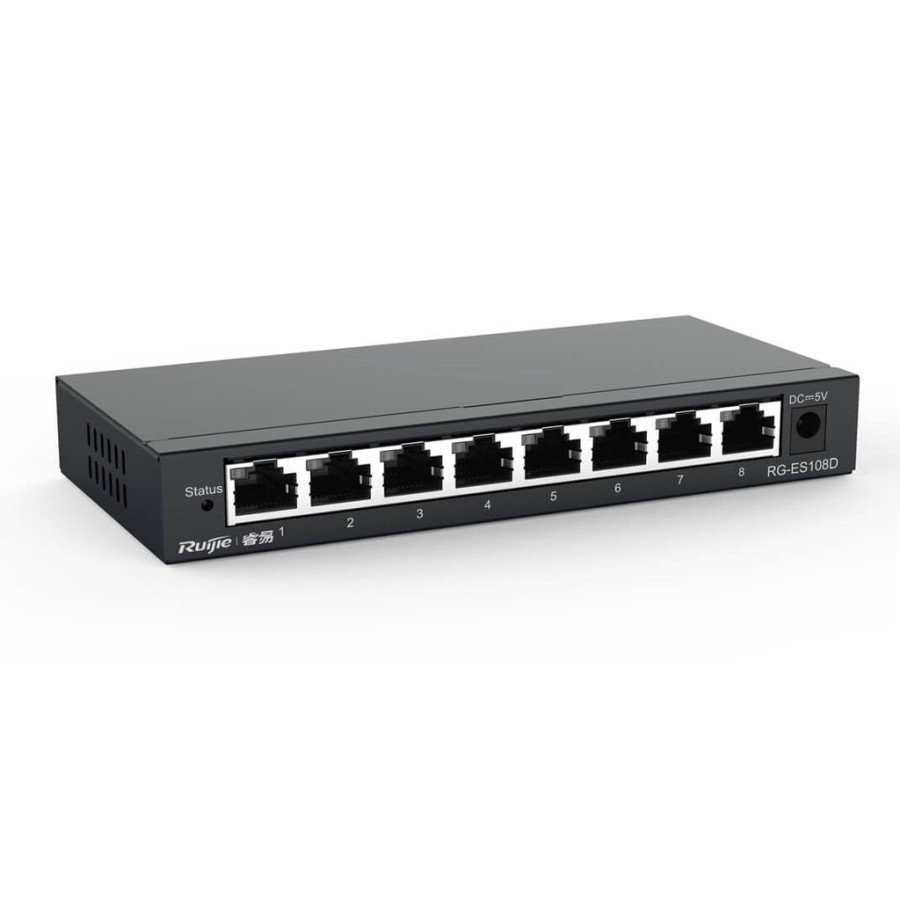 RUIJIE RG-ES108GD 8 Port Gigabit Unmanaged Metal Switch