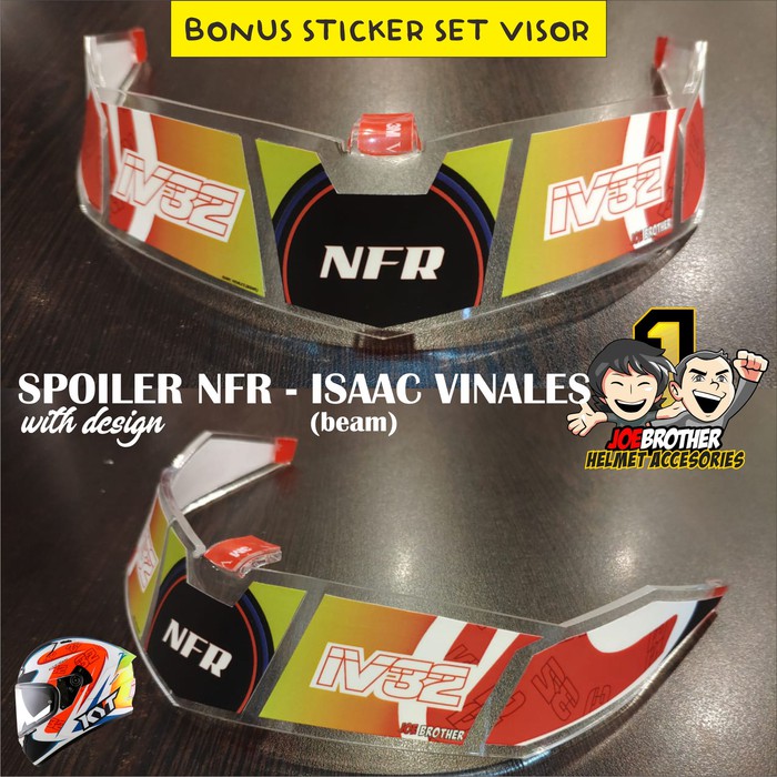Murah Spoiler KYT NFR - Isaac Vinales Beam Limited