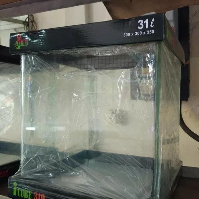 dijual AQUARIUM KANDILA ICUBE 310, 31L, 300X300X350 AQUARIUM BENDING unggulan