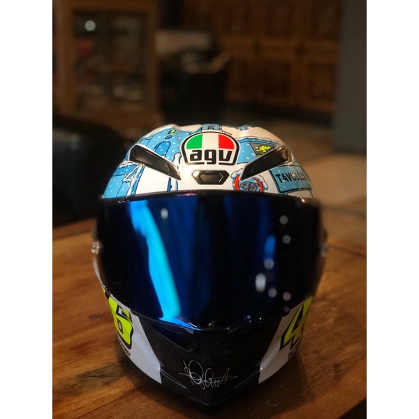 AGV PISTA GPR TAVULLIA INCLUDE VISOR IRIDIUM BLUE GP RACE 3