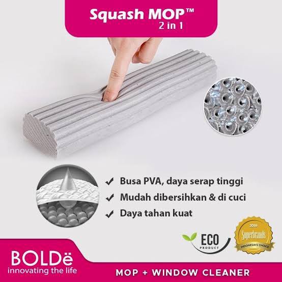 Bolde Refill Squash Mop 2 in 1