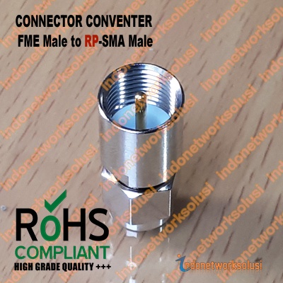 KONEKTOR CONNECTOR CONVERTER FME Male to RP-SMA Male