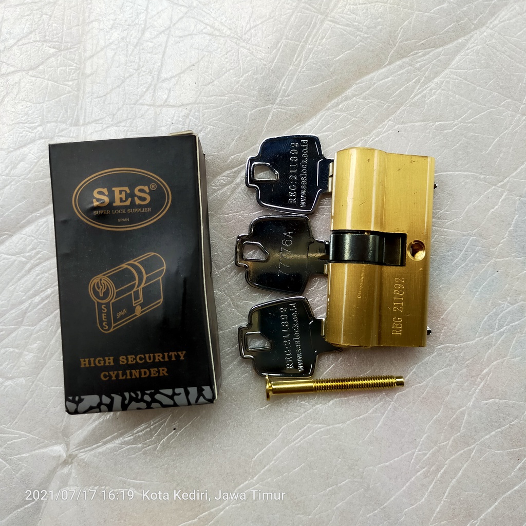 Silinder-Cylinder Anak-Kunci Pintu SES 60-MM