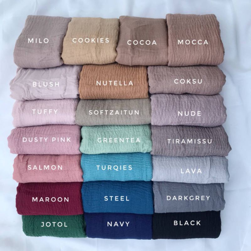 PASHMINA CRINKLE IMPORT PREMIUM