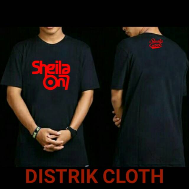 KAOS T-SHIRT SHEILA ON 7 BAND