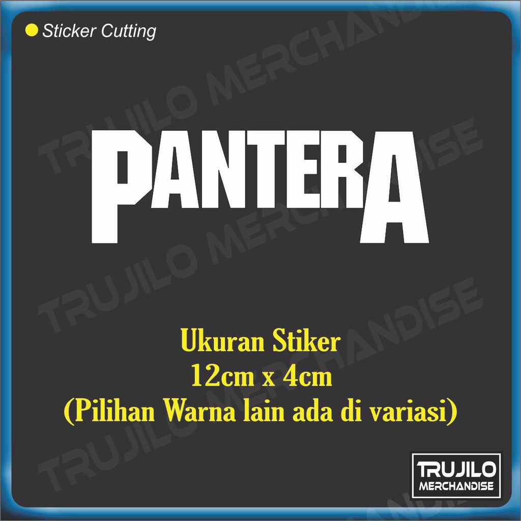 

Pantera Band Stiker Cutting 12cmx4cm