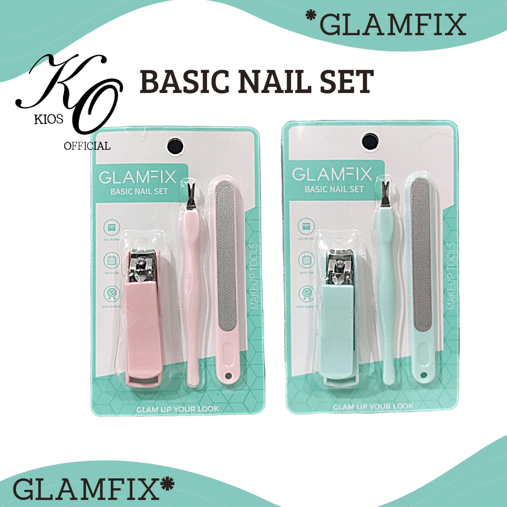 Glam Fix Basic Nail Set &amp; Nail File Duo