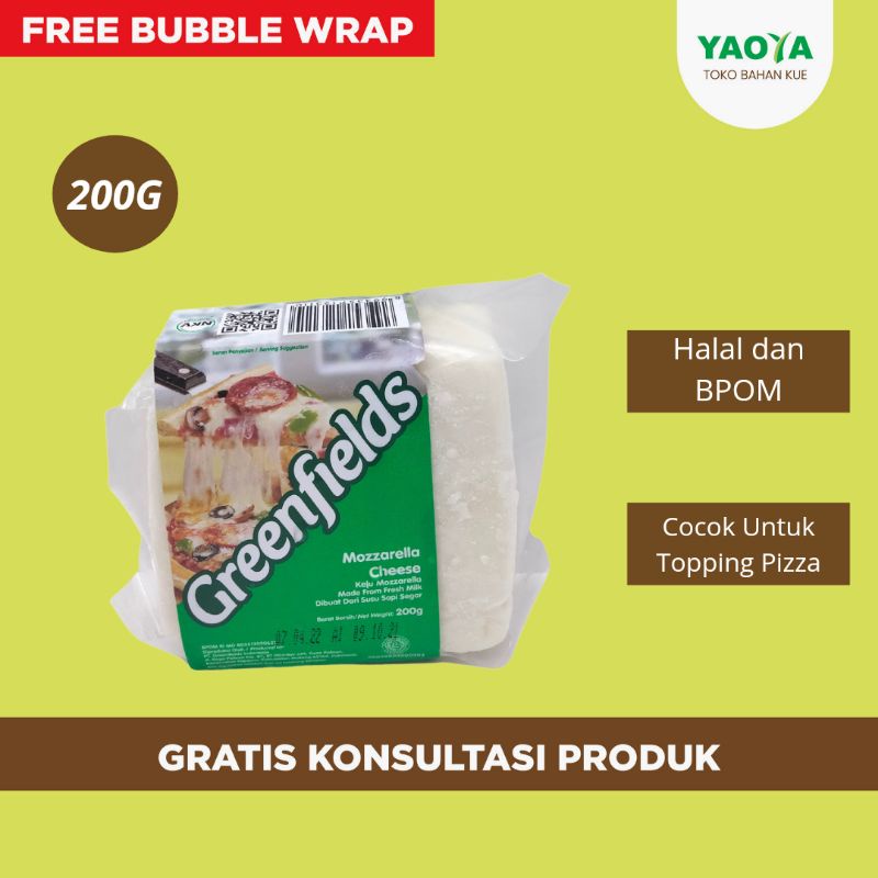 

GREENFIELDS MOZARELLA BLOCK CHESSE 200G