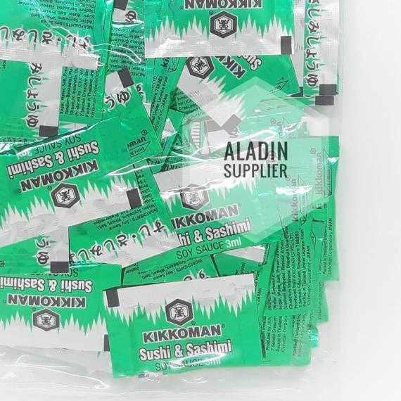 

✹ Kikkoman Soy Sauce Shoyu Sushi Sashimi- Kecap Jepang Sachet 100pc ➭